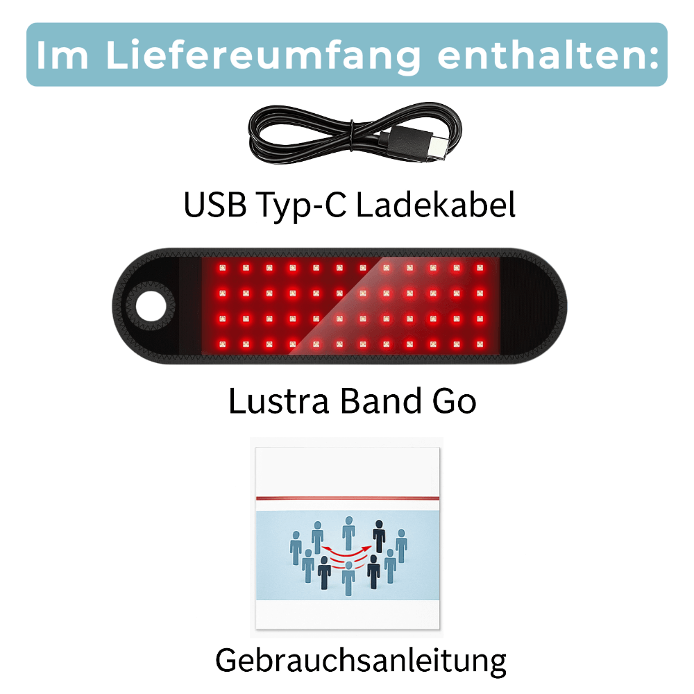 Lustra Band Go - Hautverjüngende Lichttherapie für Hände
