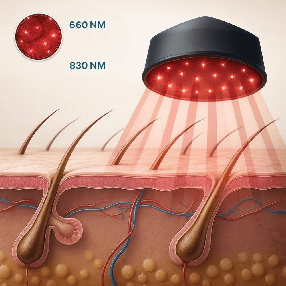 Lustra Haarform Pro - Rotlichttherapie für Haarwachstum